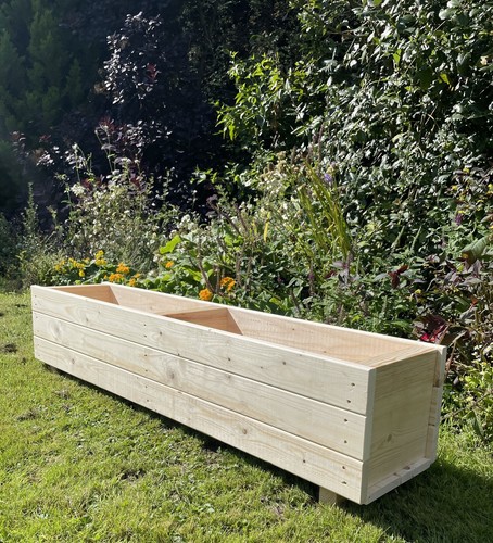 Wooden garden planter - wooden,
