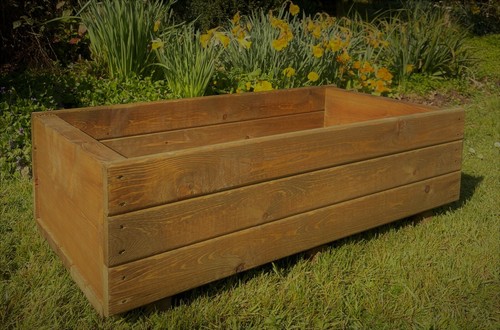 Garden planter wooden - garden,