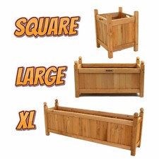 Wooden Garden Planters Flower