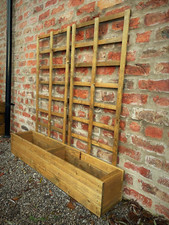 Large Planter with Trellises