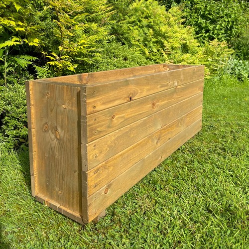 Large tall wooden - large, planter