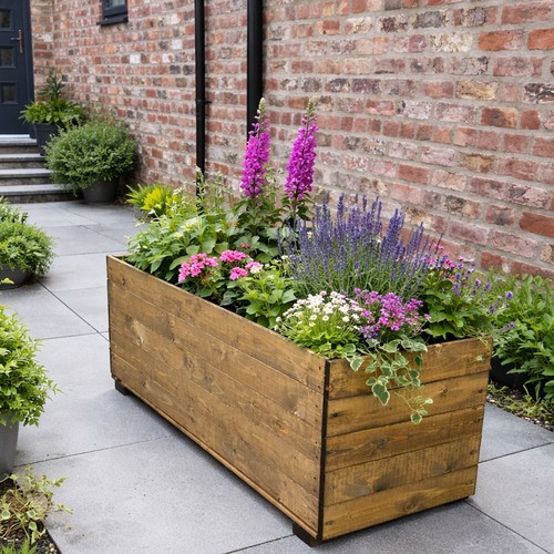 Extra large wooden planter - extra,