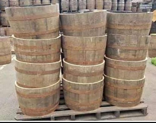 Genuine large half oak - half, wine