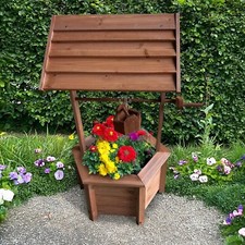 GARDEN WOODEN ORNAMENTAL PLANT