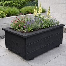 Wooden Trough Planter Heavy